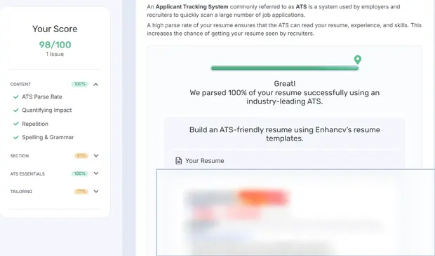 نتيجة فحص ATS — سو شيف